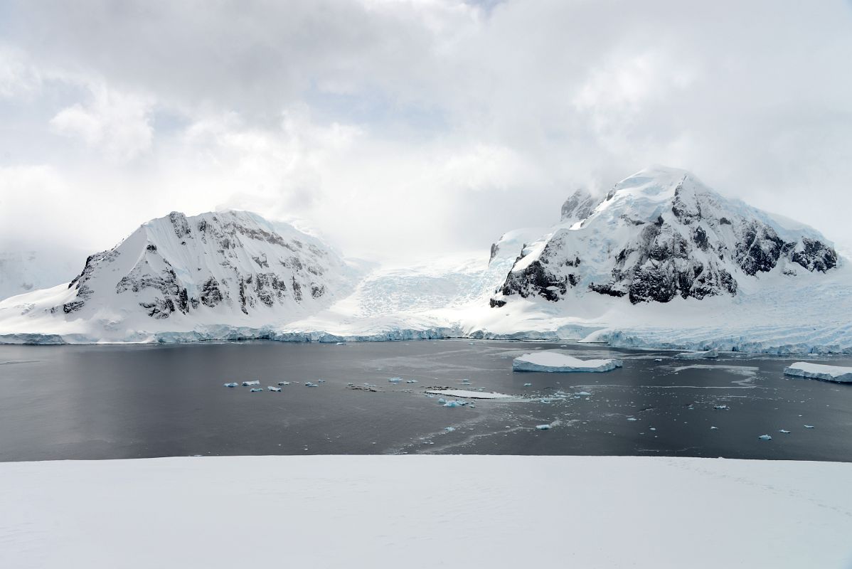 12B Wild Spur And Hubl Peak Panoramic View From Top of Danco Island On Quark Expeditions Antarctica Cruise